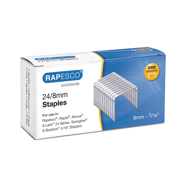 Rapesco Staples 24/8 [Pack of 5000]