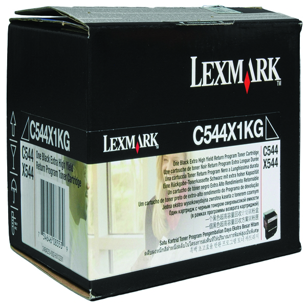 Lexmark 0C544X1KG Black Extra High Return Programme Cartridge