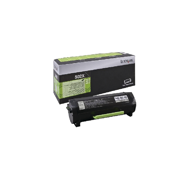 Lexmark 502X Extra High Yield Black Return Program Toner Cartridge