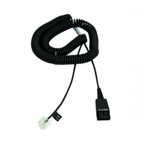 Jabra QD Cable to Modular RJ45 Coiled Cord