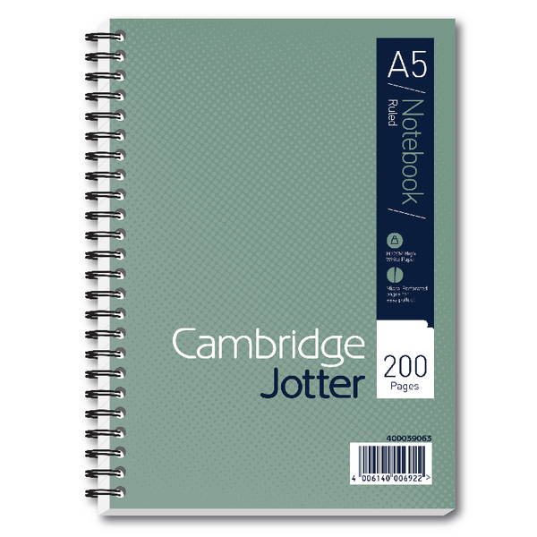 Cambridge Jotter Notebooks A5 [Pack of 3]