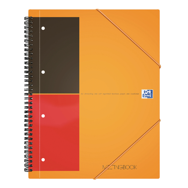 Oxford International A4+ Wirebound Polypropylene Meeting Book