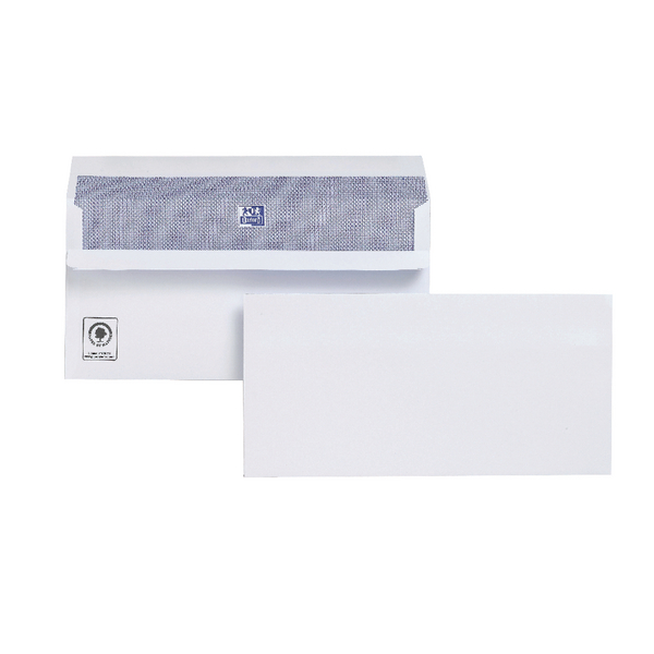 Plus Fabric Envelopes Press Seal DL White [Pack of 500]