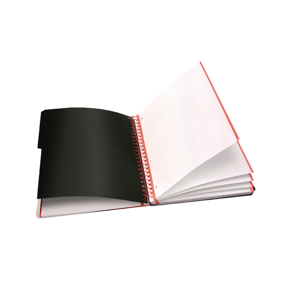 Black n Red A4 Project Book [Pack of 3]