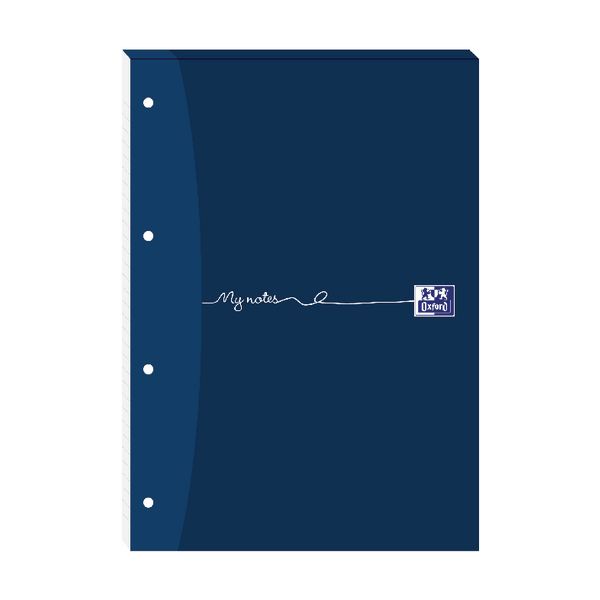 Oxford My Notes A4 Refill Pad Ruled Margin Headbound [Pack of 5]