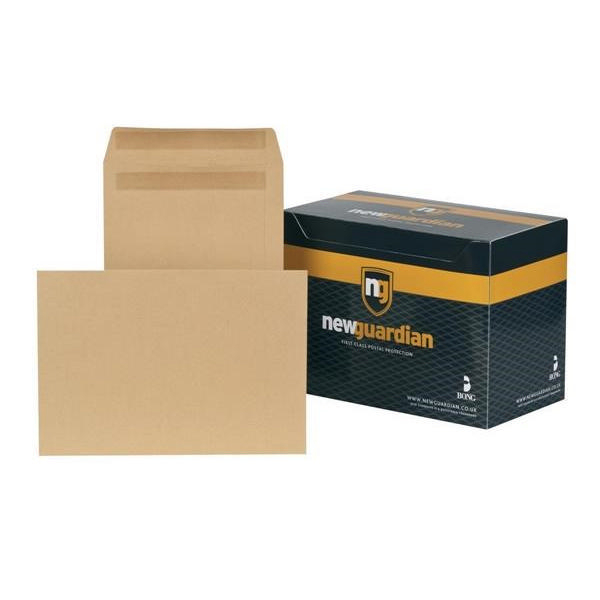 New Guardian Envelopes Press Seal C4 Manilla [Pack of 250]