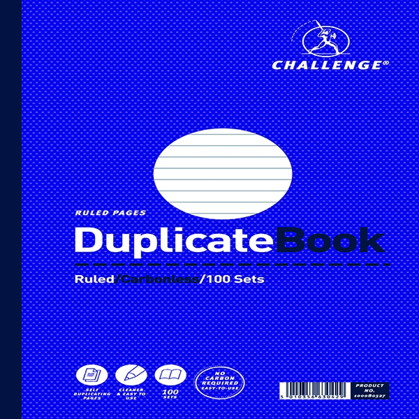 Challenge Duplicate Book 297x195mm [Pack of 3]
