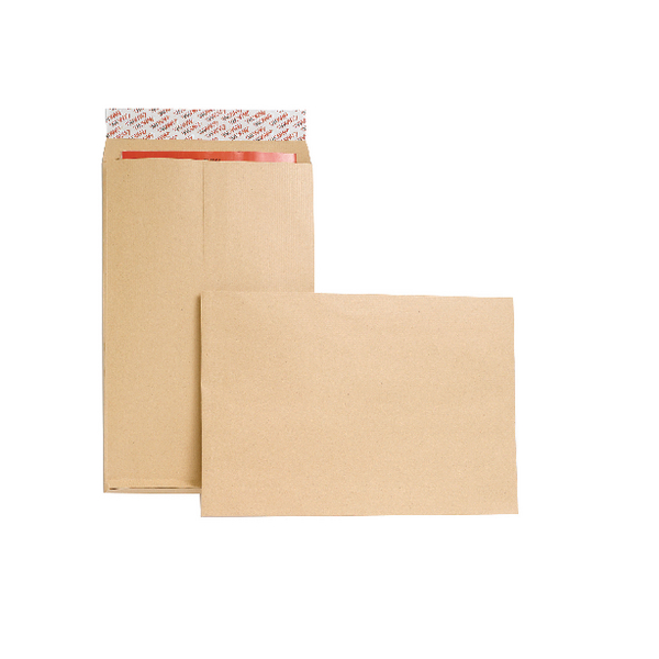 New Guardian Gusset Envelopes Peel and Seal 381x254x25mm [Pack of 100]