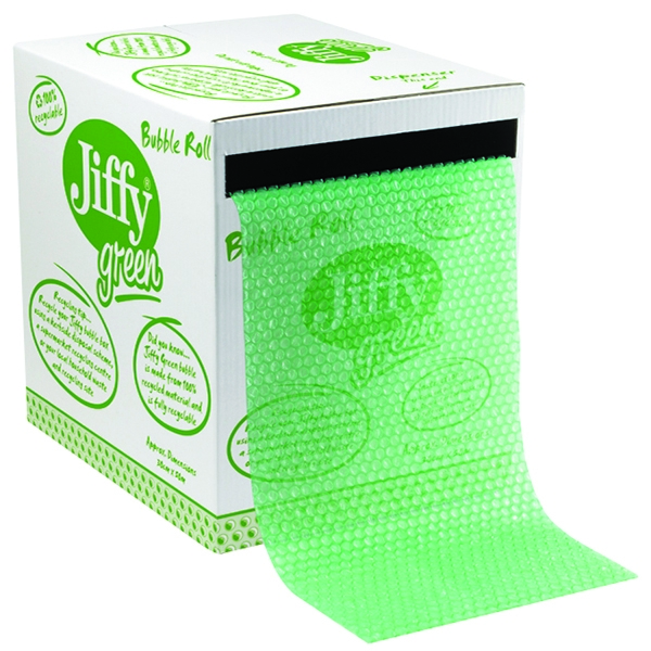 Jiffy Green Bubble Dispenser Box