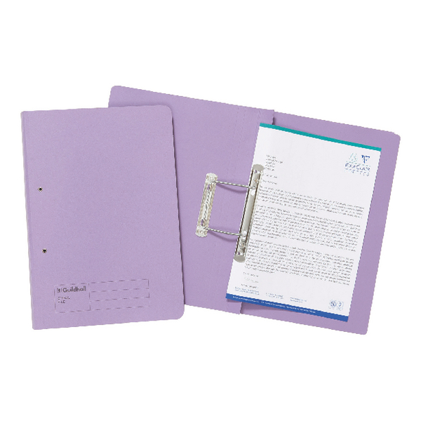 Guildhall Transfer File 285g Mauve [Pack of 25]
