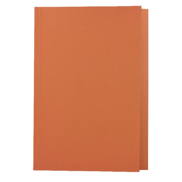 Concord Square Cut Folder Mediumweight Foolscap Orange [Pack of 100]