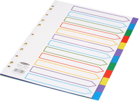 Concord Divider A4 12 Part Multicolour alternative image 1