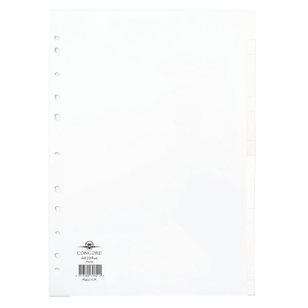 Concord 20 Part Divider White