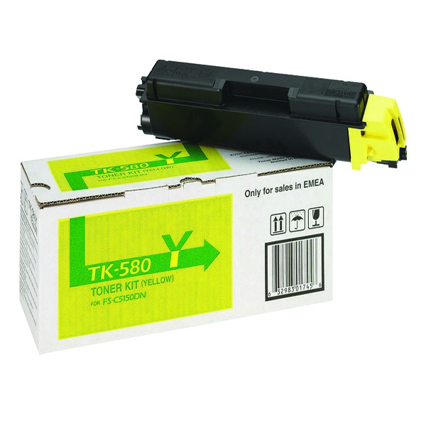 Kyocera TK580Y Yellow Toner