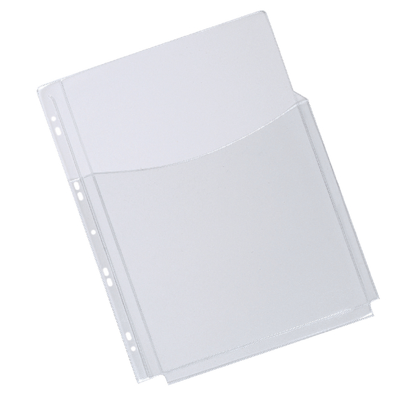 Q-Connect 3/4 Cover Expanding Punched Pockets [Pack of 5]