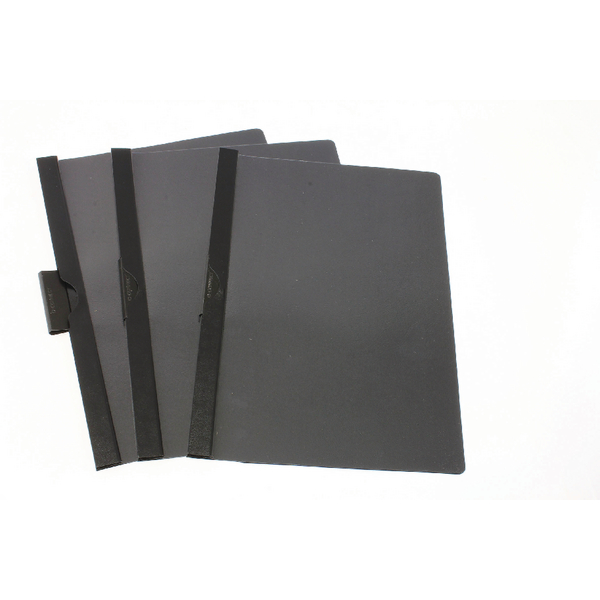 Q-Connect Quickclip File 6mm Black [Pack of 25]