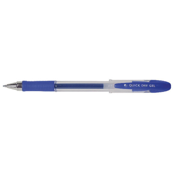 Q-Connect Delta Gel Pen Blue [Pack of 12]