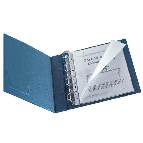 Q-Connect Side and Top Opening Punched Pockets [Pack of 25]