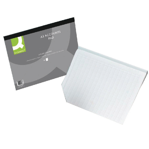 Q-Connect Analysis Pad 16 Column A3