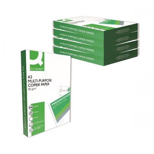 Q-Connect Copier Paper A3 80GSM White [Pack of 2500]