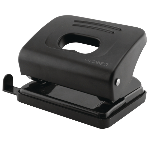 Q-Connect Hole Punch Medium Duty Black