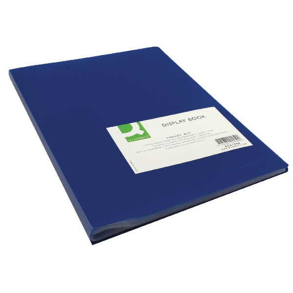 Q-Connect Display Book 40 Pocket Blue alternative image 1