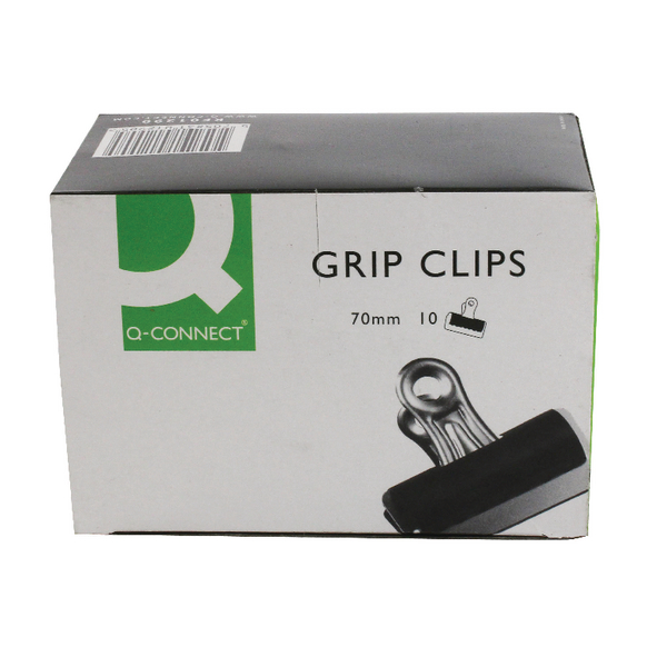 Q-Connect Grip Clips 70mm [Pack of 10]