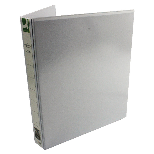 Q-Connect Presentation Binder 4 D-Ring 25mm White [Pack of 6]