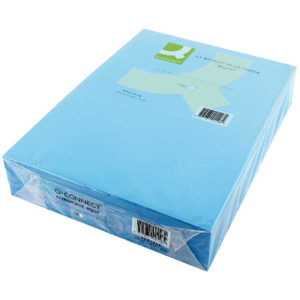 Q-Connect Bright Blue Copier Paper A4 80g Ream