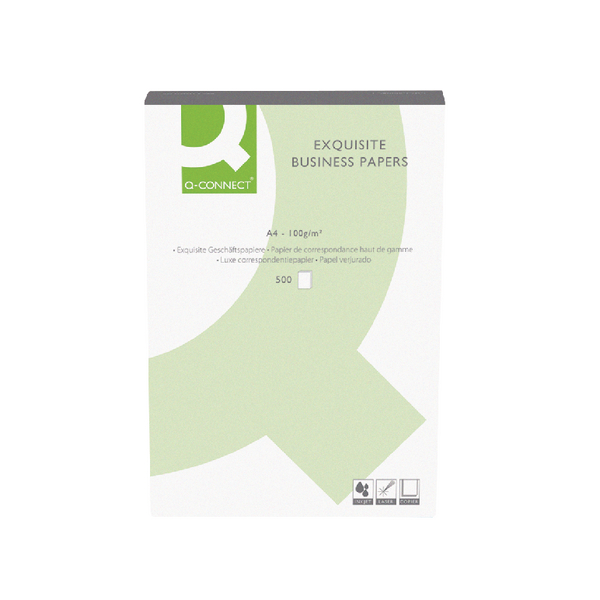 QConnect Vellum Laid Paper A4 100g [Pack of 500] KF01436