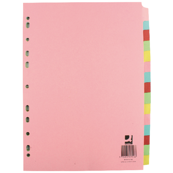 Q-Connect Subject Divider 15 Part