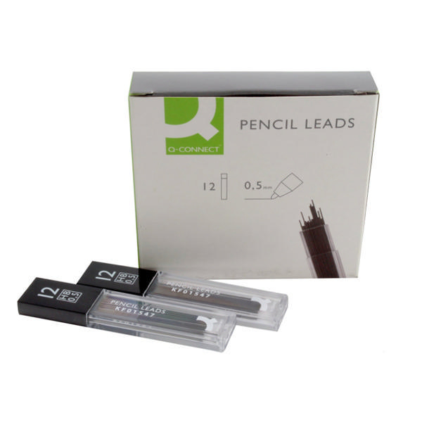 Q-Connect Pencil Leads 0.5mm [Pack of 12]