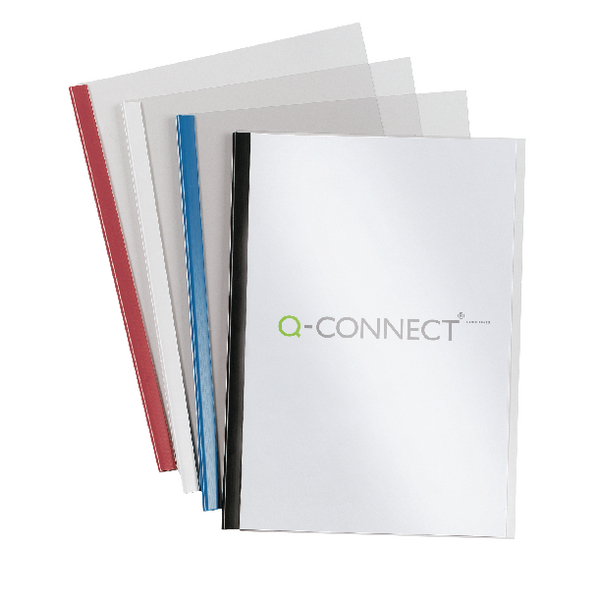 Q-Connect SlideBinder and Cover Set Black [Pack of 100]