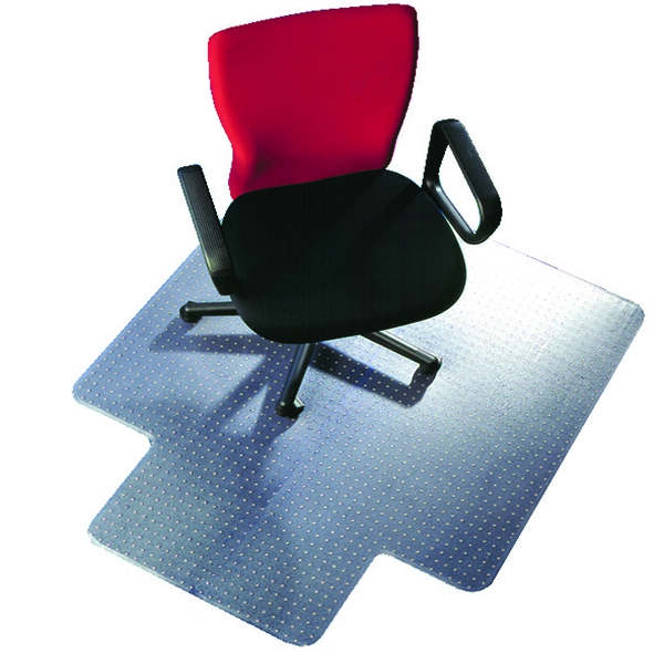 Q-Connect Chairmat PVC 1143x1346mm Clear