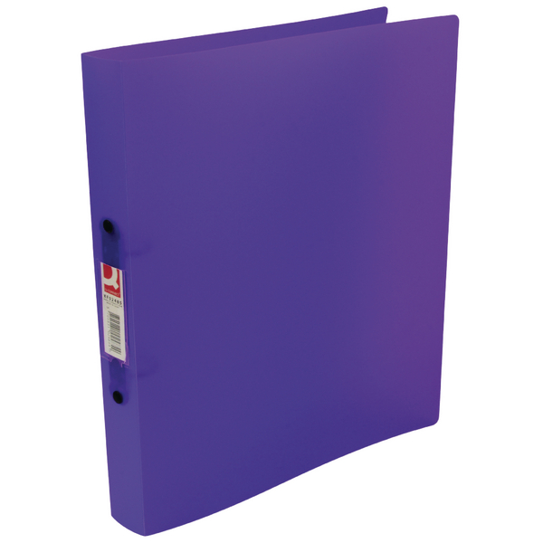 Q-Connect Ring Binder Frosted Assorted [Pack of 12]