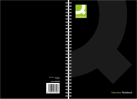 Q-Connect Wirebound Book A5 Black [Pack of 3] alternative image 1