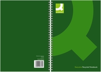 Q-Connect Wirebound Book A5 Recycled Black