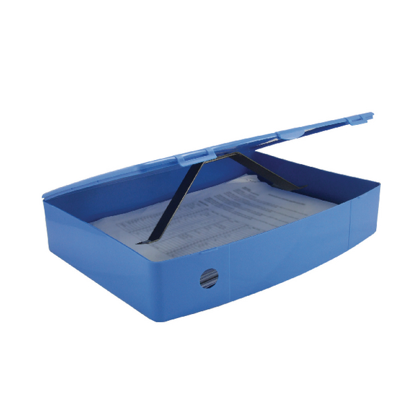 Q-Connect Box File Polypropylene Blue