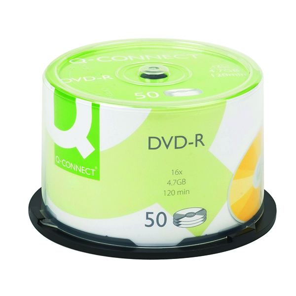 Q-Connect DVD-R Cakebox [Pack of 50]