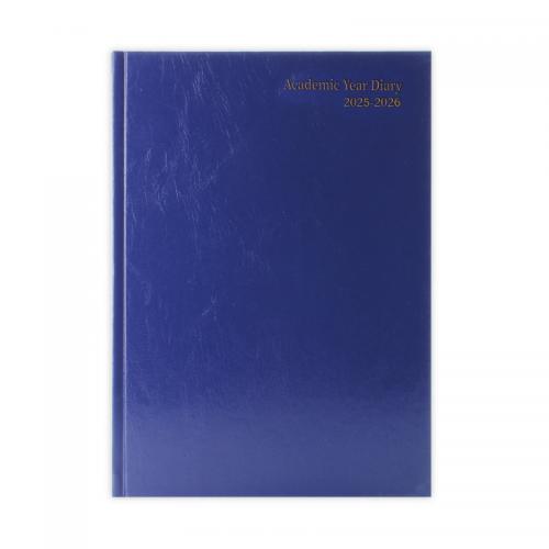 Condiary A4 Academic Diary Day per Page 2025-2026 Blue