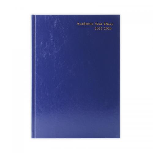 Condiary A5 Academic Diary Day per Page 2025-2026 Blue