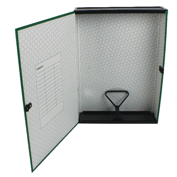 Q-Connect Box File Green [Pack of 5]