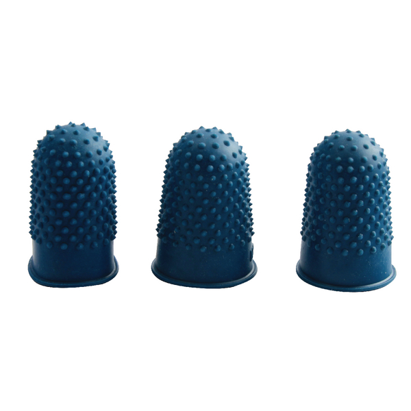 Q-Connect Thimblettes Size 1 Blue [Pack of 12]