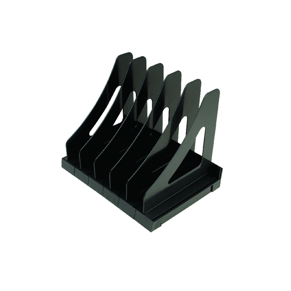 Q-Connect Executive Book Rack Black