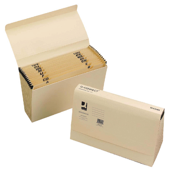 Q-Connect Expanding File A-Z Foolscap Manilla