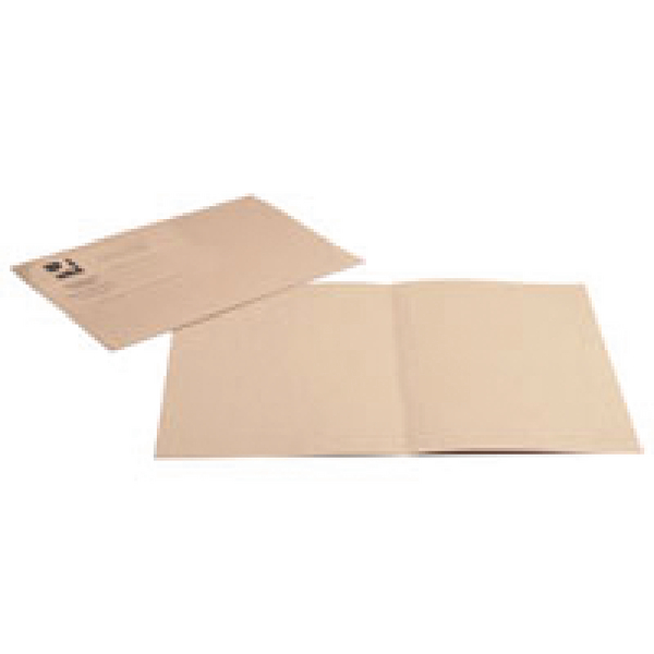 Q-Connect Square Cut Folder Lightweight Foolscap Buff [Pack of 100]