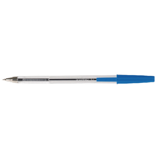 Q-Connect Ball Point Pens Medium Blue [Pack of 50]