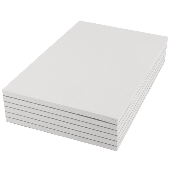 Q-Connect Scribble Pad 203x127mm 80 Leaf Plain [Pack of 20]
