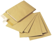 Q-Connect Envelopes 406x305x25mm Gusset Manilla [Pack of 100]