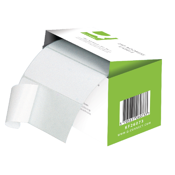 Q-Connect Adhesive Address Labels 102x49mm [Roll of 180]